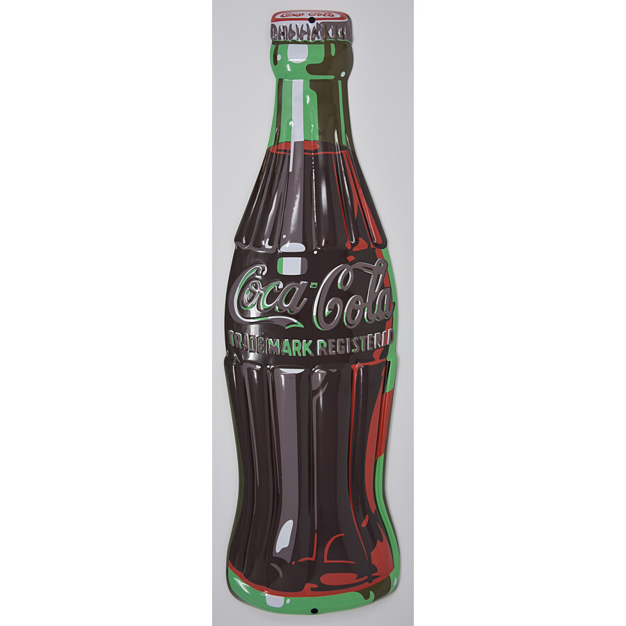 Blechschild Coca Cola Bottle