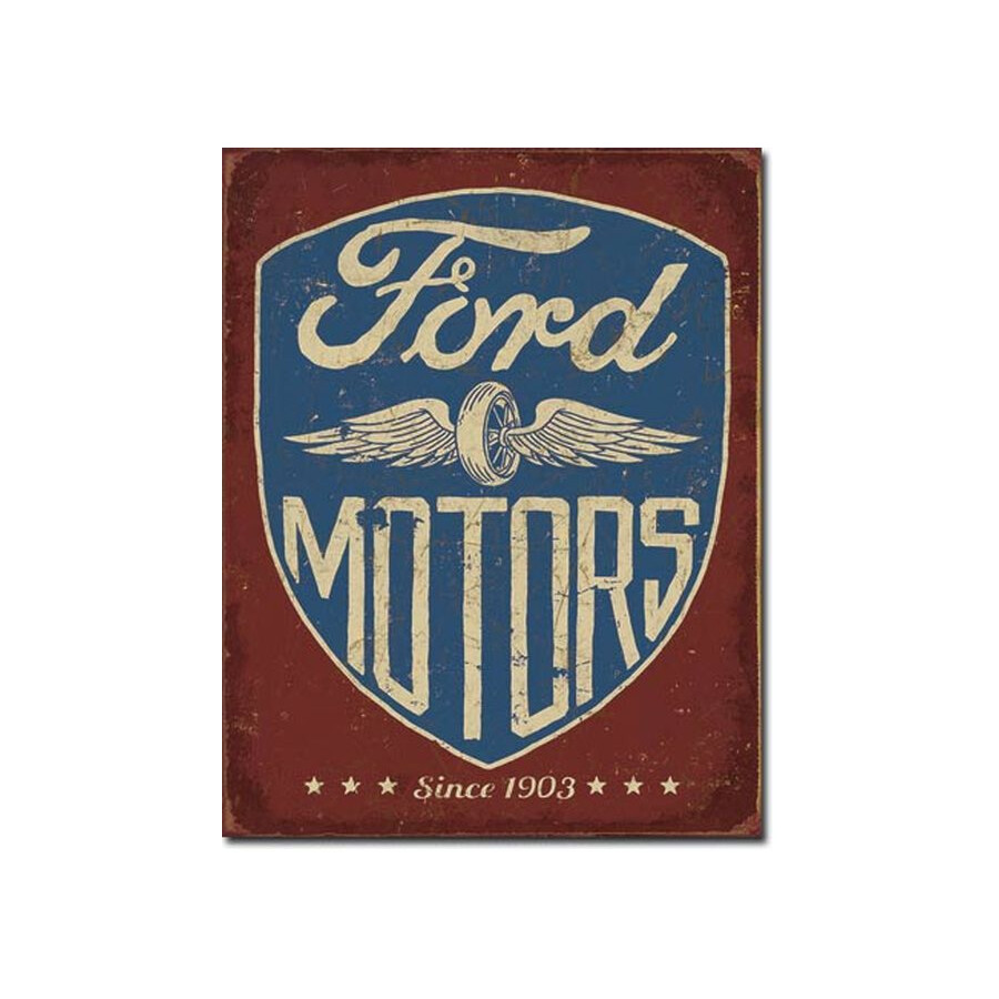 Blechschild Ford Motors - Since 1903