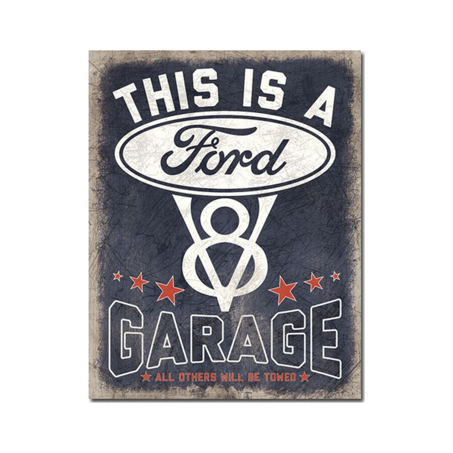 Blechschild Ford Garage