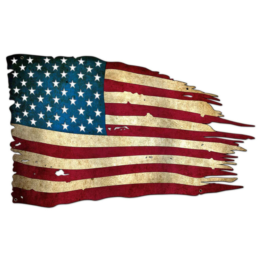 Blechschild American Flag