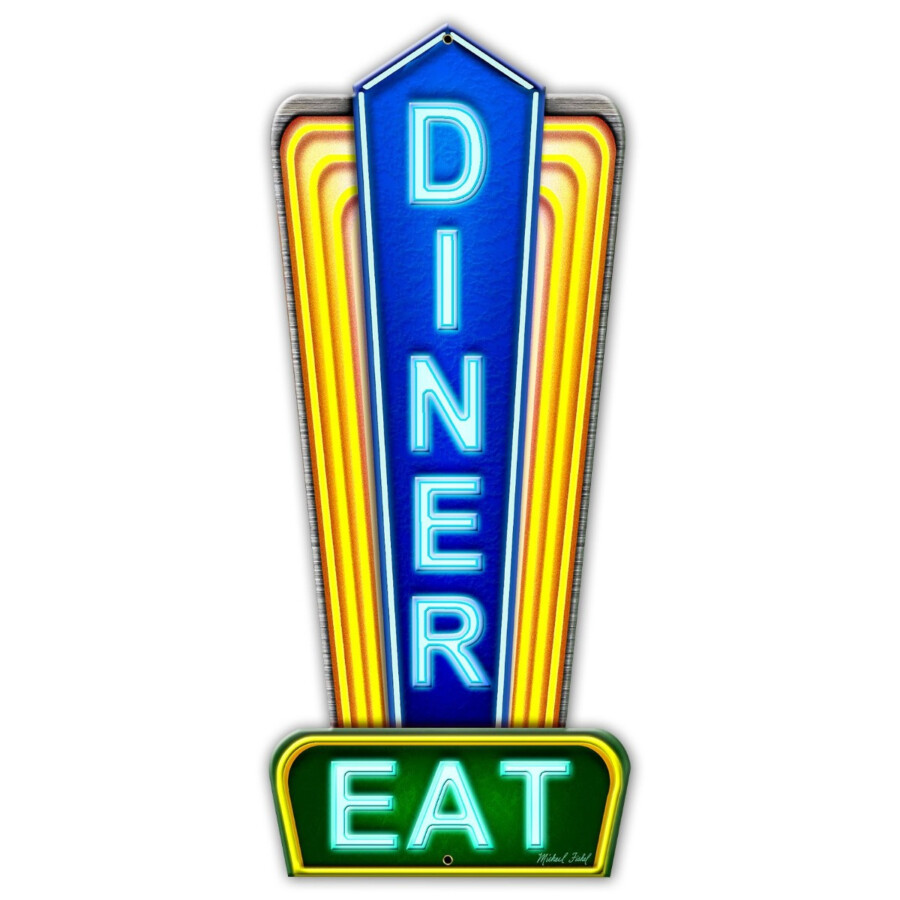 Blechschild Diner Sign