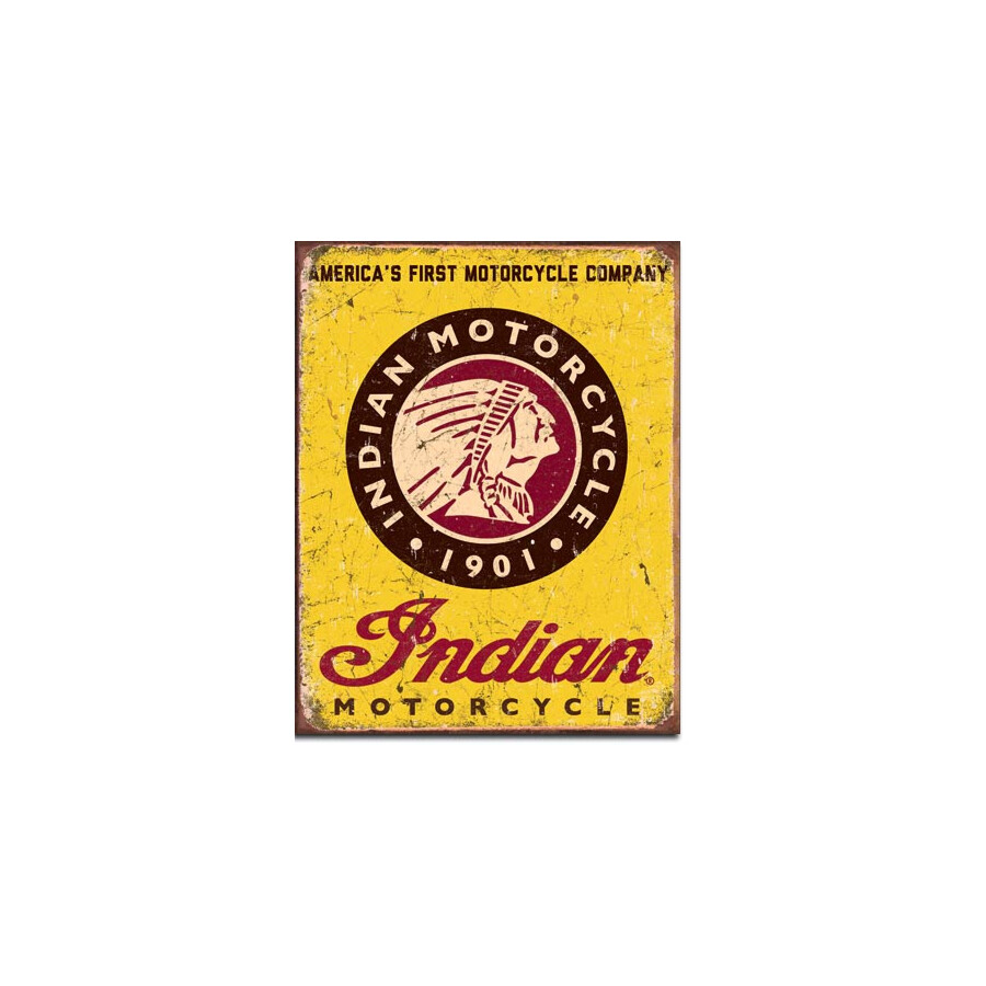Blechschild Indian Motorcycles Since 1901