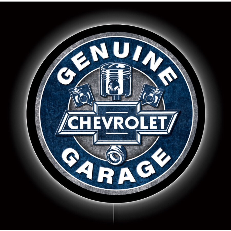 LED Acrylboard Chevrolet Garage