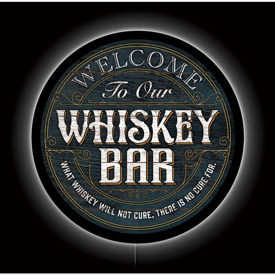 LED Acrylboard Whiskey Bar
