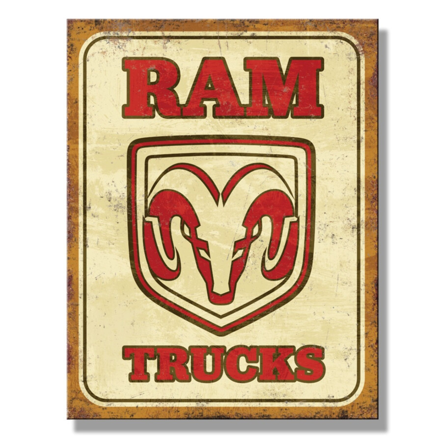 Blechschild Dodge RAM Trucks