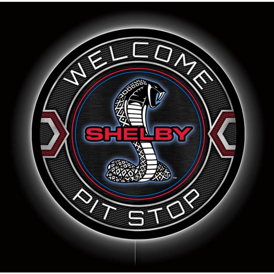 LED Acrylboard Shelby Pit Stop