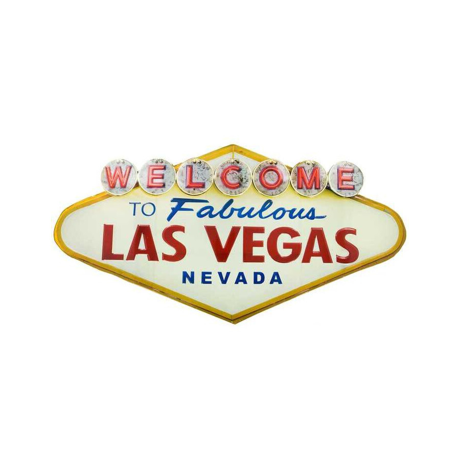 Blechschild Welcome Las Vegas