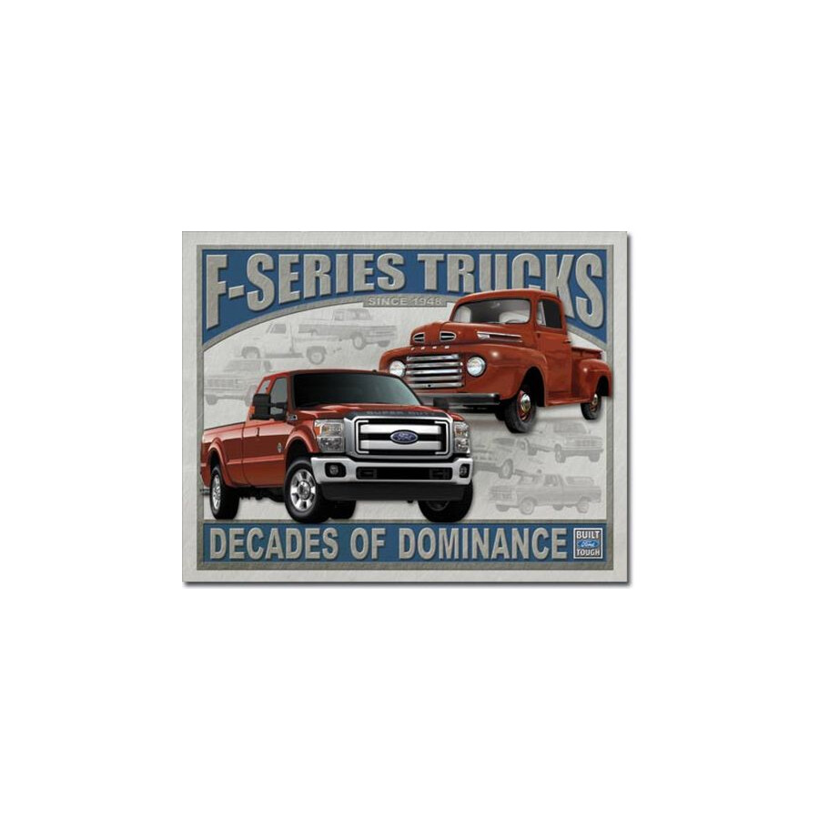 Blechschild Ford F Series Trucks
