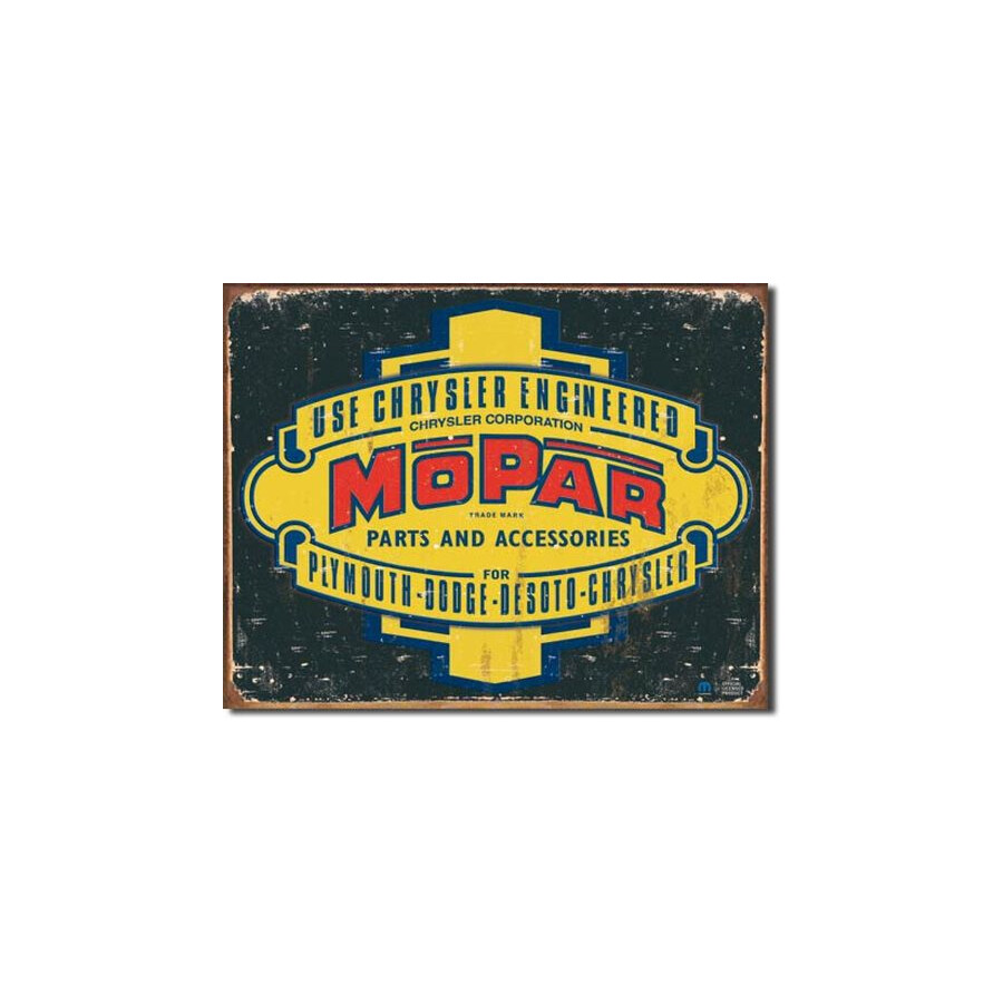 Blechschild Mopar Logo `37-`47