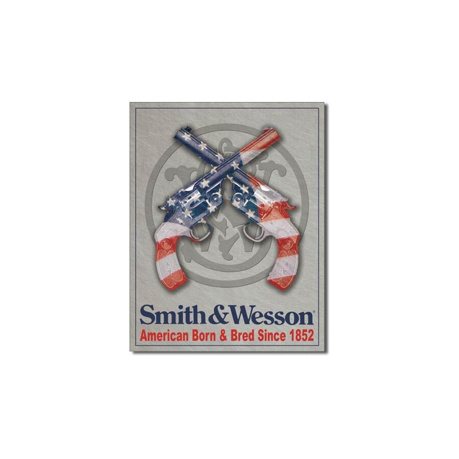 Blechschild Smith & Wesson