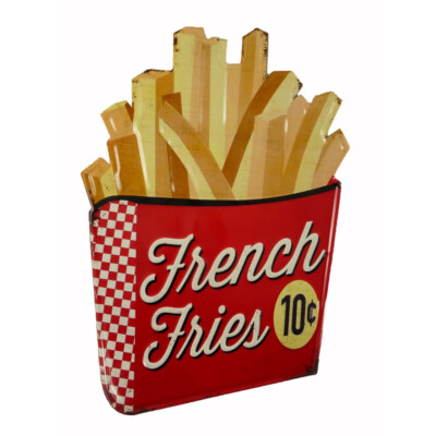  Blechschild French Fries