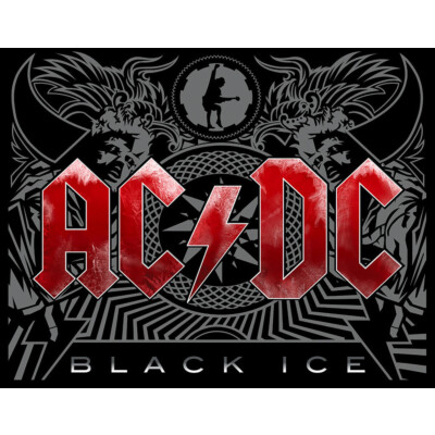 Blechschild AC/DC Black Ice