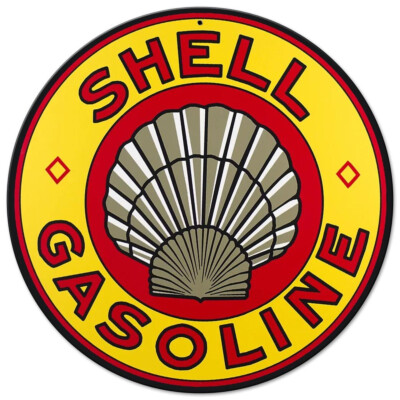 Blechschild Shell