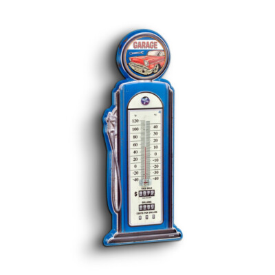 Blechschild Garage Thermometer