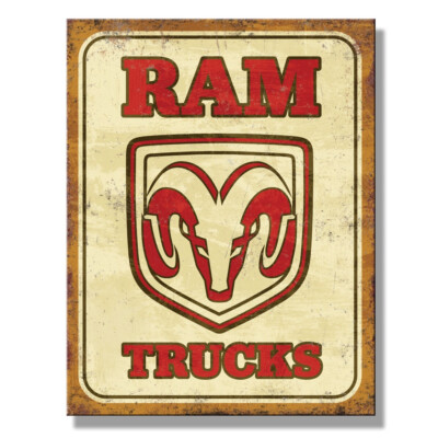 Blechschild Dodge RAM Trucks