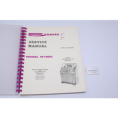 Seeburg M100C Manual 