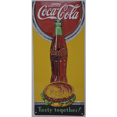 Blechschild Coca Cola Tasty Together