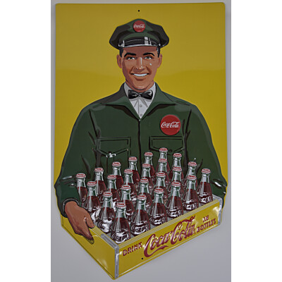 Blechschild Coca Cola Delivery Man