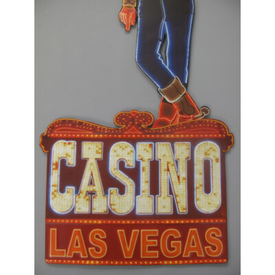 Blechschild Casino Las Vegas Werbung