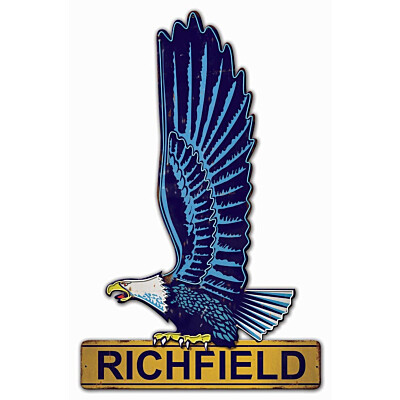 Blechschild Rusty Richfield Sign XL