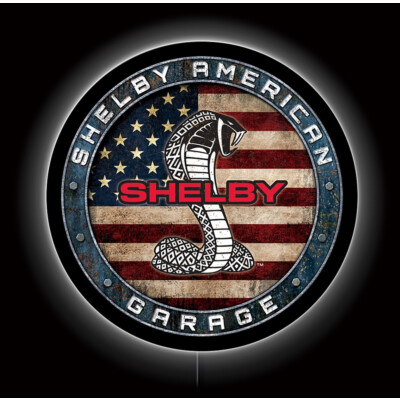 LED Acrylboard Shelby Garage
