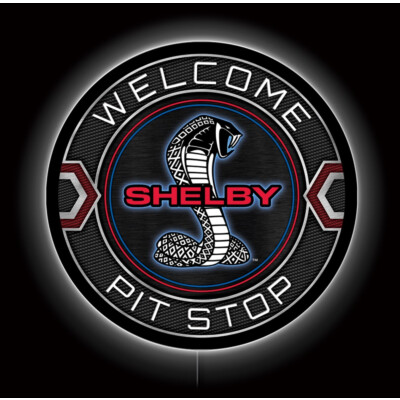 LED Acrylboard Shelby Pit Stop
