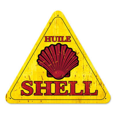 Blechschild Shell Triangle