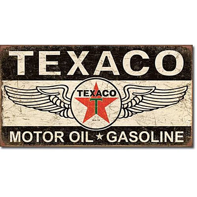 Blechschild Texaco Motor Oil 
