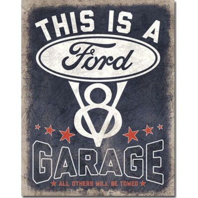 Blechschild Ford Garage