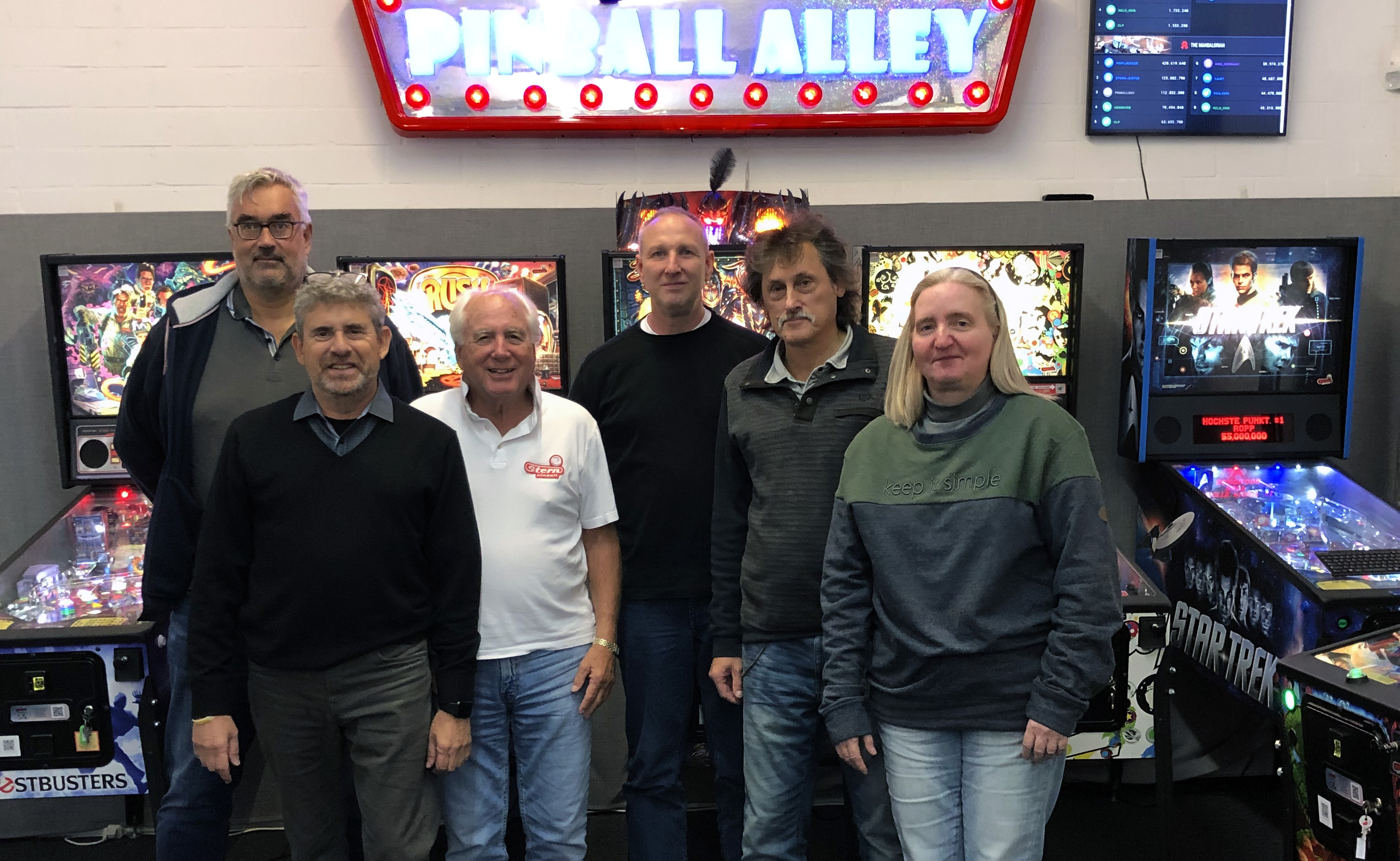 Gary Stern wieder in Deutschland und trifft den Stern Pinball Fachhändler Pauls50s